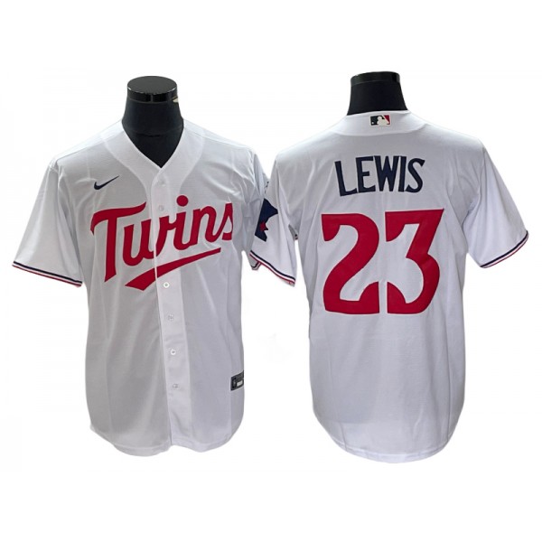 Minnesota Twins #23 Royce Lewis White Cool Base Jersey