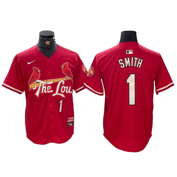 St. Louis Cardinals #1 Ozzie Smith Red 2024 City Connect Limited Jersey