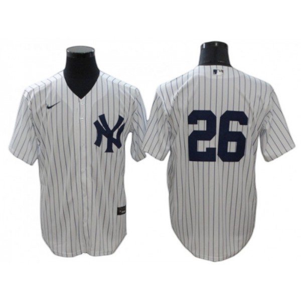 New York Yankees #26 DJ LeMahieu White Home Cool Base Jersey