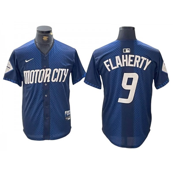 Detroit Tigers #9 Jack Flaherty Navy 2024 City Connect Limited Jersey