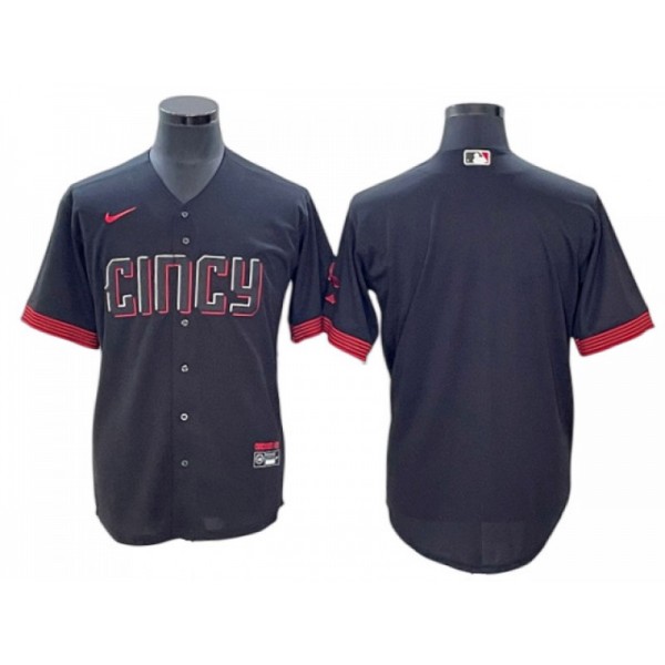 Cincinnati Reds Blank Black 2023 City Connect Team Jersey