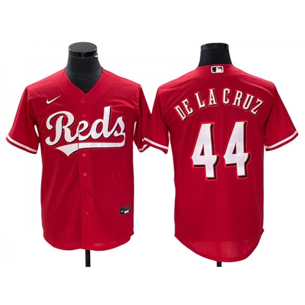 Cincinnati Reds #44 Elly De La Cruz Red Cool Base Jersey