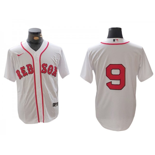 Boston Red Sox #9 Ted Williams White Cool Base Jersey