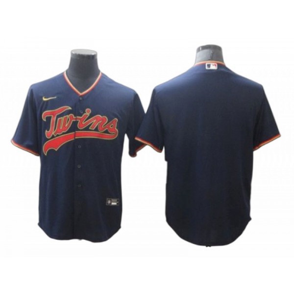 Minnesota Twins Blank Navy Alternate Jersey