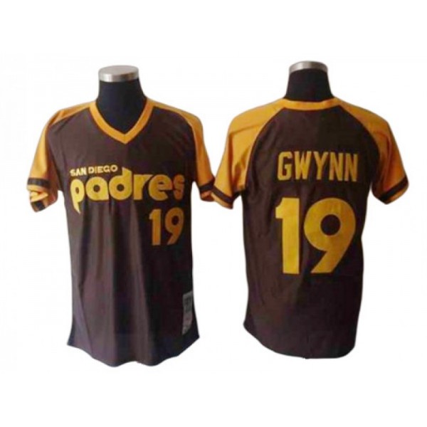 San Diego Padres #19 Tony Gwynn Brown 1978 Throwback Jersey