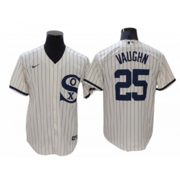 Chicago White Sox #25 Andrew Vaughn White Field of Dreams Cool Base Player Name Jersey