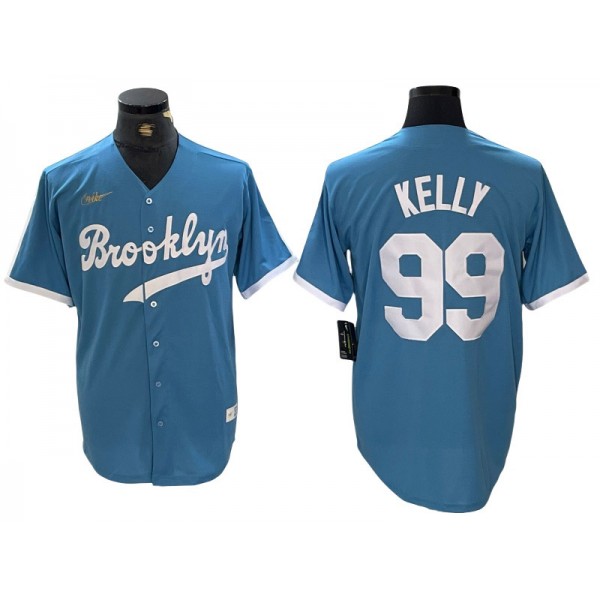 Los Angeles Dodgers #99 Joe Kelly Light Blue Cooperstown Collection Jersey