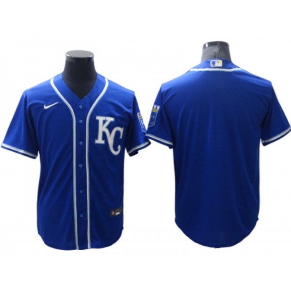 Kansas City Royals Blank Royal Blue Cool Base Jersey