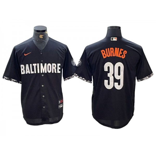 Baltimore Orioles #39 Corbin Burnes Black 2023 City Connect Jersey