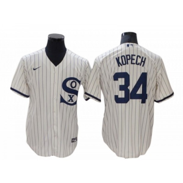 Chicago White Sox #34 Michael Kopech White Field of Dreams Cool Base Player Name Jersey