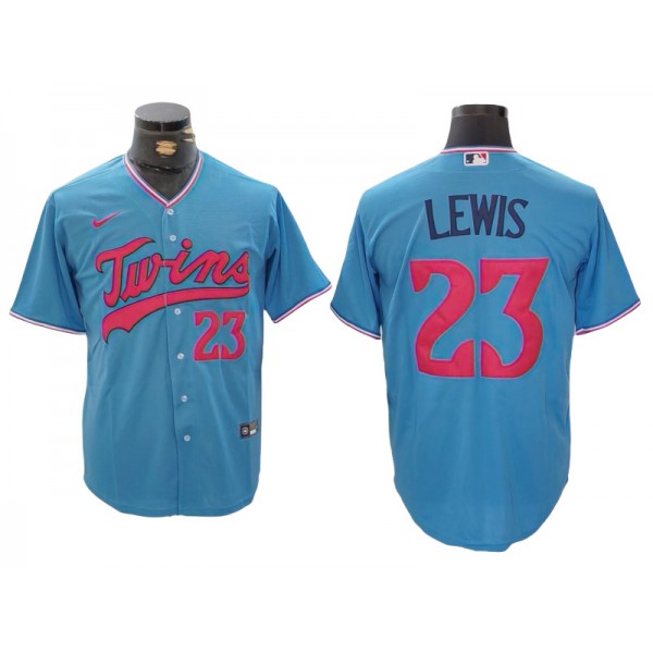 Minnesota Twins #23 Royce Lewis Light Blue Limited Jersey