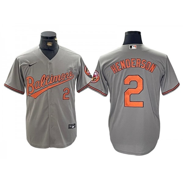 Baltimore Orioles #2 Gunnar Henderson Gray Limited Jersey