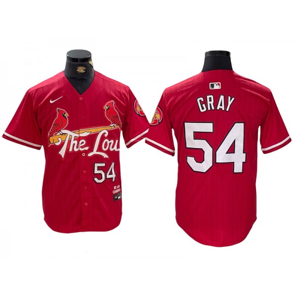 St. Louis Cardinals #54 Sonny Gray Red 2024 City Connect Limited Jersey