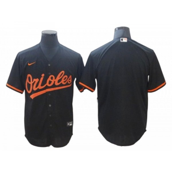 Baltimore Orioles Blank Black Alternate Cool Base Jersey