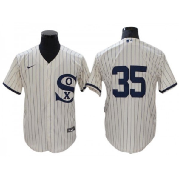 Chicago White Sox #35 Frank Thomas White Field of Dreams Cool Base Jersey