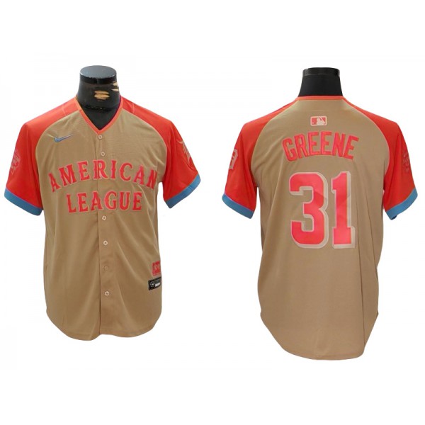 American League #31 Riley Greene Cream 2024 MLB All-Star Game Limited Jersey