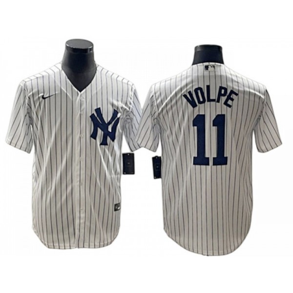 New York Yankees #11 Anthony Volpe White Home Limited Jersey