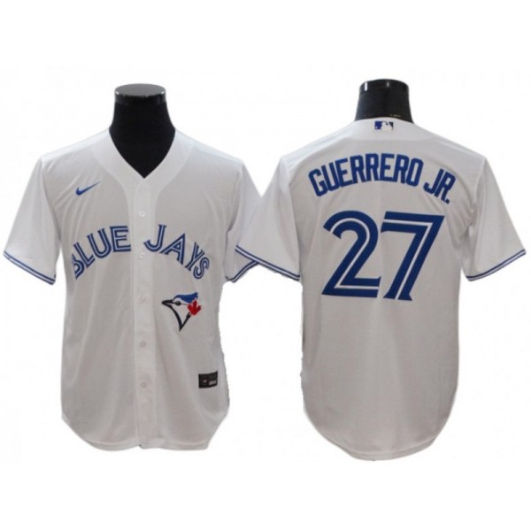 Toronto Blue Jays #27 Vladimir Guerrero Jr. White Home Cool Base Jersey