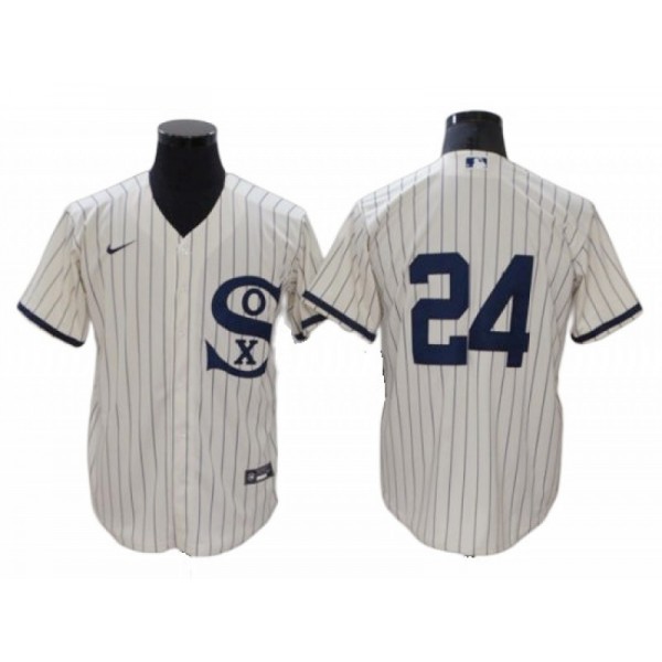 Chicago White Sox #24 Yasmani Grandal White Field of Dreams Cool Base Jersey