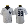 Youth New York Yankees #99 Aaron Judge Cool Base Player Name Jersey-White/Gray/Navy