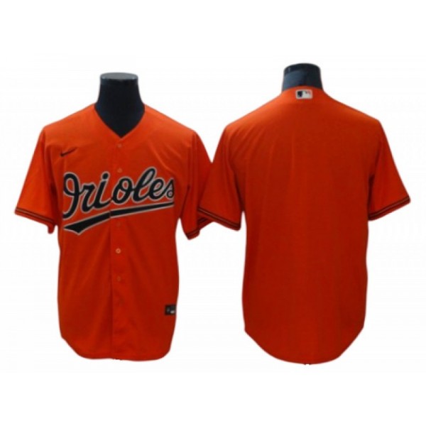 Baltimore Orioles Blank Orange Cool Base Jersey