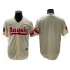 Los Angeles Angels Blank Cream City Connect Cool Base Jersey