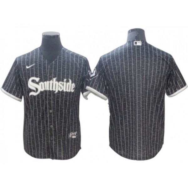 Chicago White Sox Blank Black City Connect Cool Base Jersey