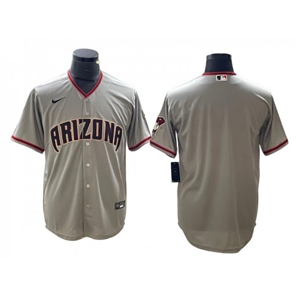 Arizona Diamondbacks Blank Gray Cool Base Jersey