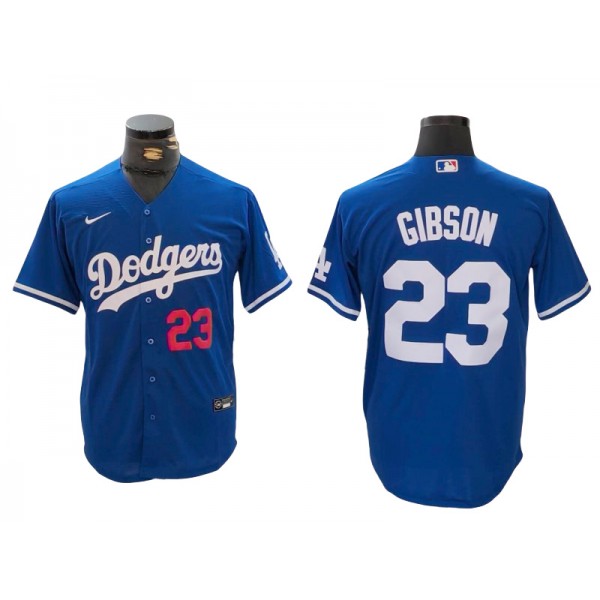 Los Angeles Dodgers #23 Kirk Gibson Royal Limited Jersey