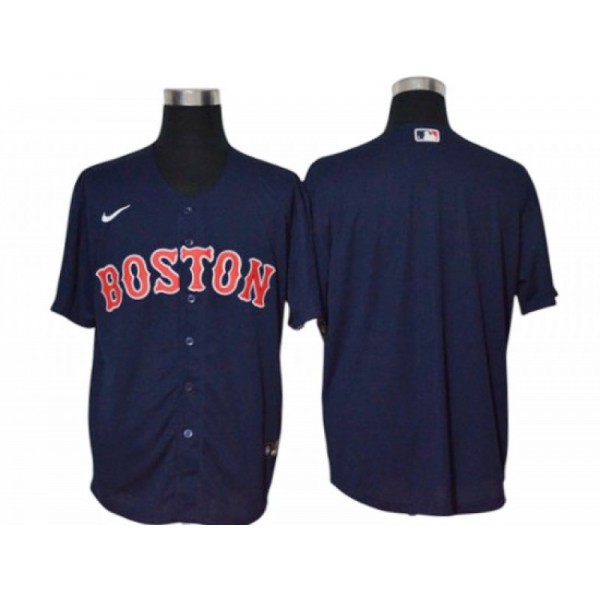 Boston Red Sox Blank Navy Alternate Cool Base Jersey