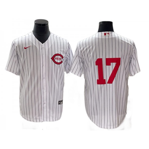 Cincinnati Reds #17 Chris Sabo White At Field Of Dreams Game Jersey