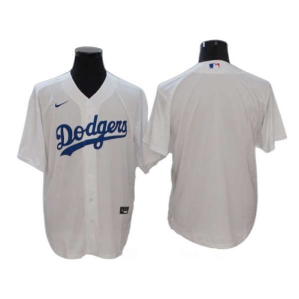 Los Angeles Dodgers Blank White Home Cool Base Jersey