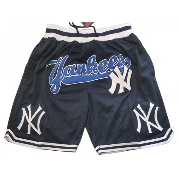 New York Yankees Navy Basketball Shorts