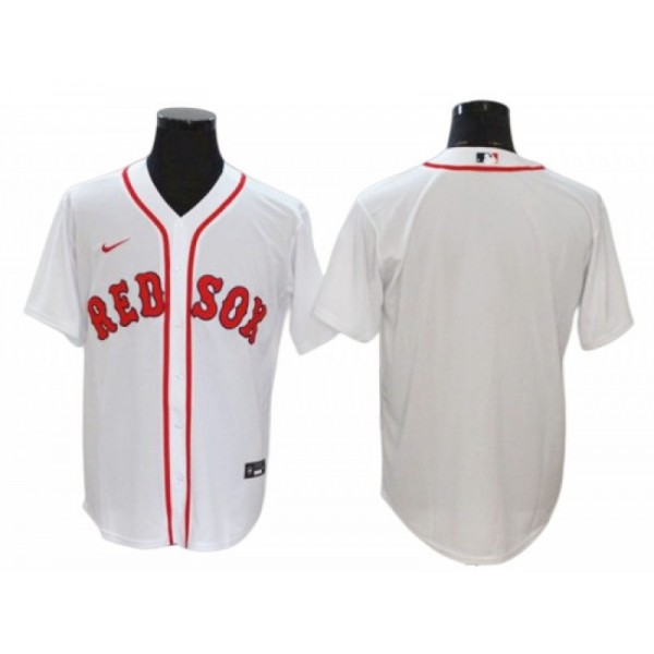 Boston Red Sox Blank White Home Cool Base Jersey