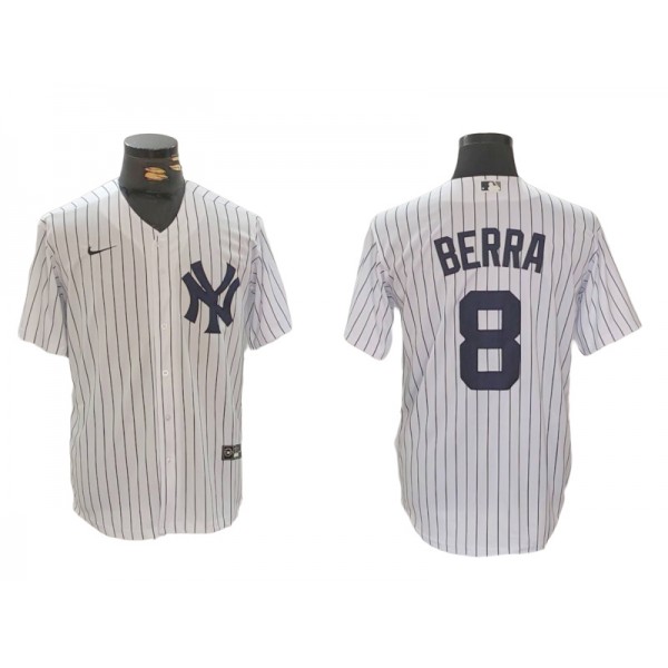 New York Yankees #8 Yogi Berra White Limited Jersey