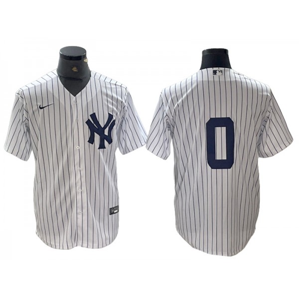 New York Yankees #0 Marcus Stroman White Home Jersey