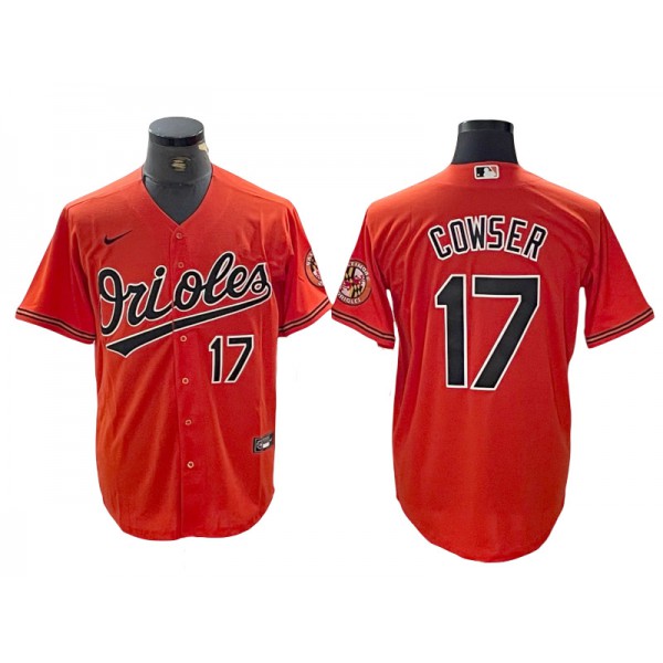 Baltimore Orioles #17 Colton Cowser Orange Limited Jersey