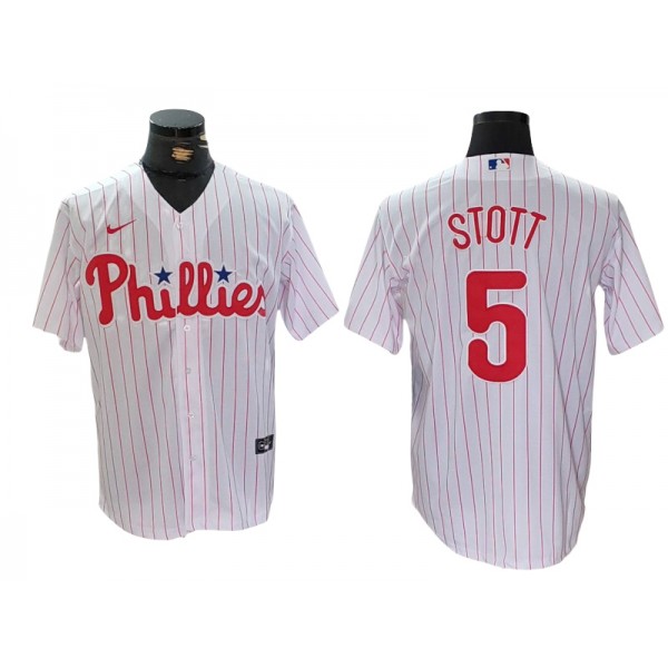 Philadelphia Phillies #5 Bryson Stott White Cool Base Jersey