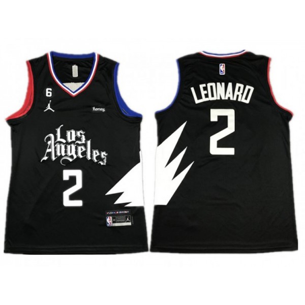 Los Angeles Clippers #2 Kawhi Leonard 2022-23 Black Statement Edition Swingman Jersey