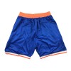 New York Knicks Just Don "New York" Blue Basketball Shorts