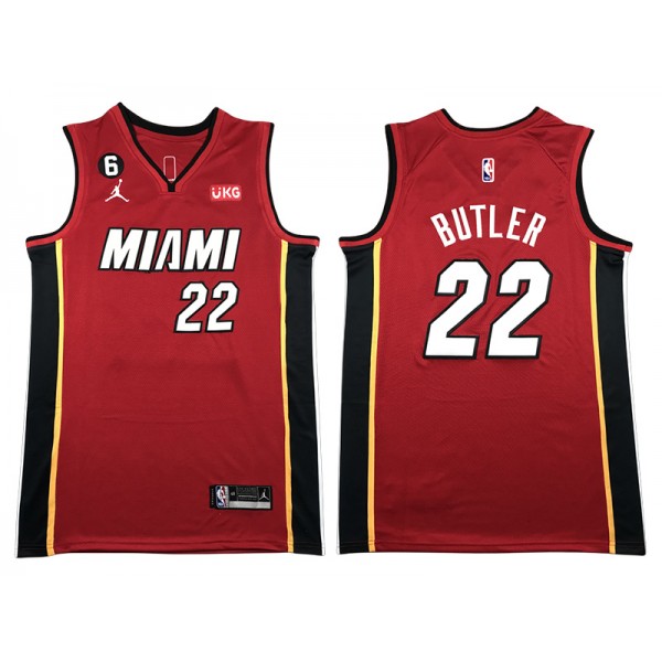 Miami Heat #22 Jimmy Butler Red Swingman Jersey