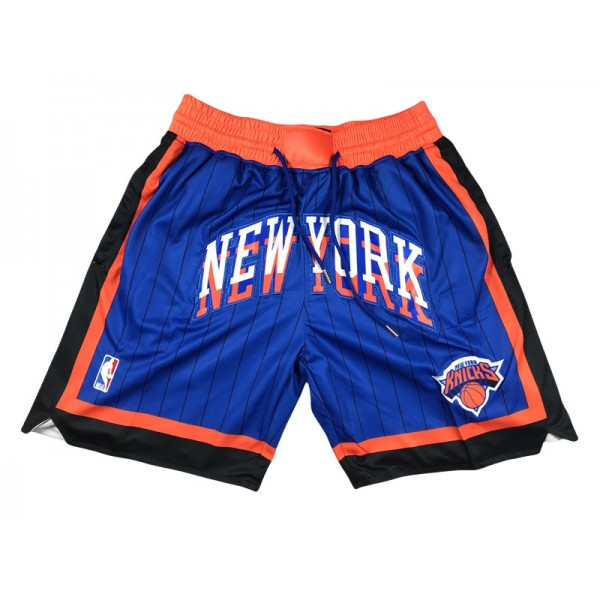 New York Knicks "New York" Blue City Edition Basketball Shorts