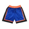 New York Knicks "New York" Blue City Edition Basketball Shorts