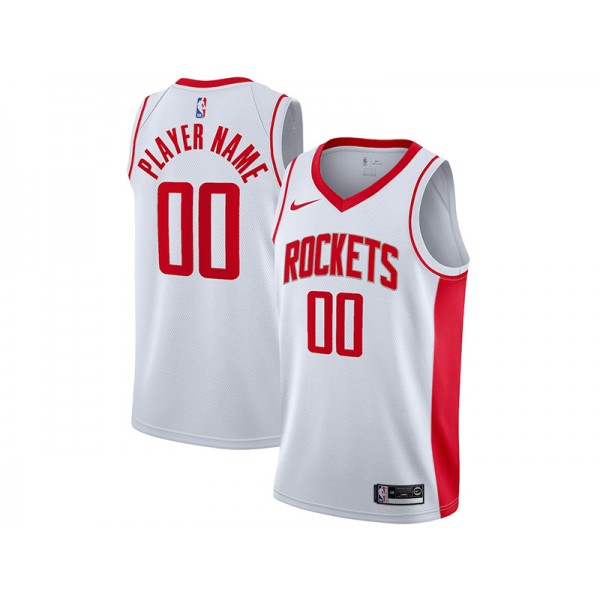 Houston Rockets #00 White Swingman Custom Jersey