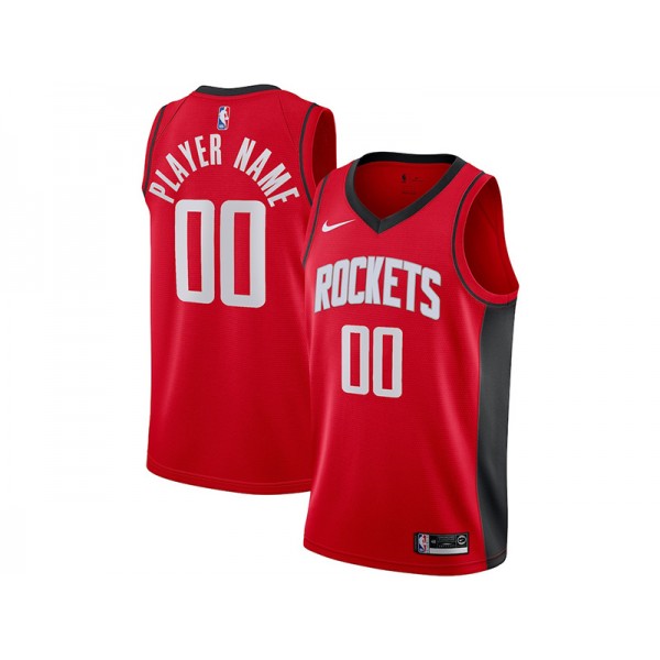 Houston Rockets #00 Red Swingman Custom Jersey