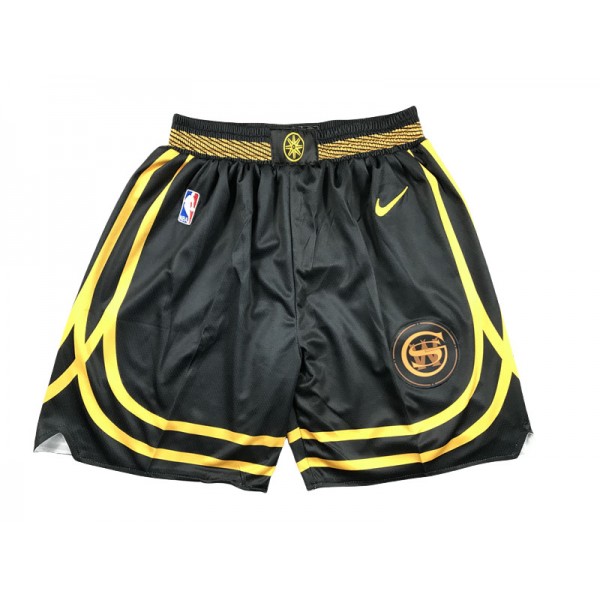 Golden State Warriors Black 2023/24 City Edition Basketball Shorts