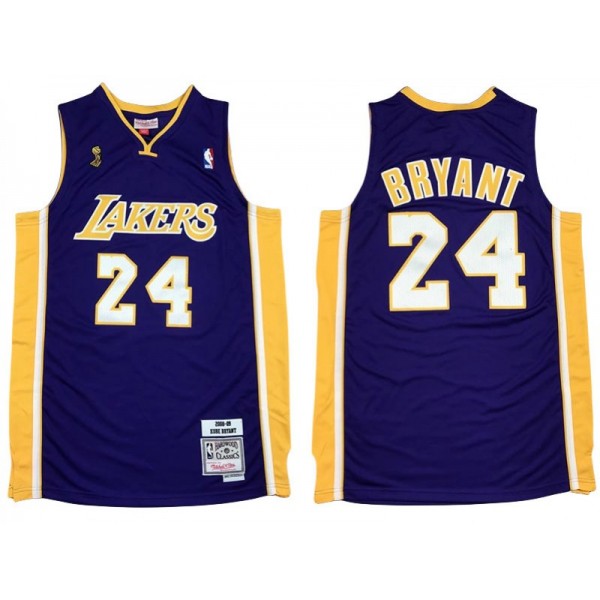 Los Angeles Lakers #24 Kobe Bryant Purple 2006/07 Hardwood Classics Jersey