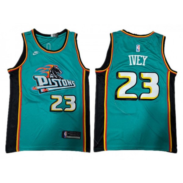 Detroit Pistons #23 Jaden Ivey 2022/23 Teal Classic Edition Swingman Jersey