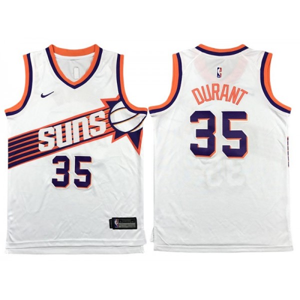 Phoenix Suns #35 Kevin Durant White 2023/24 Swingman Jersey