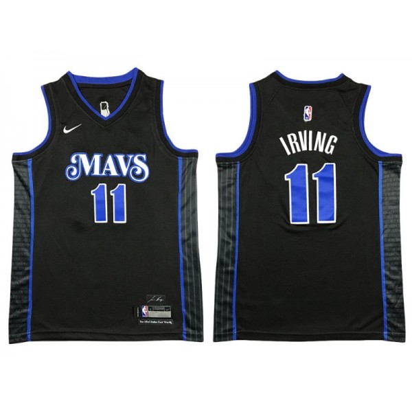 Dallas Mavericks #11 Kyrie Irving Black 2023/24 City Edition Swingman Jersey